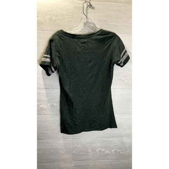 Michigan State Spartans Distressed Vintage Style Graphic Print Game T-Shirt - Picture 4 of 4